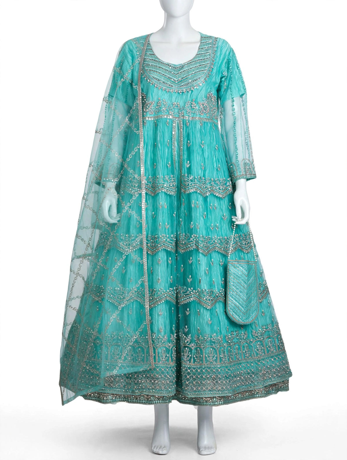 Embellished Tiered Maxi Set