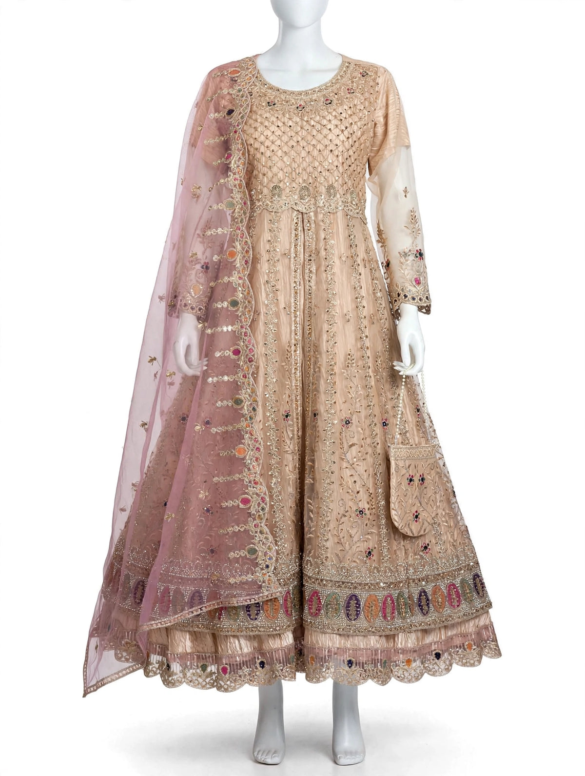 Embellished Floral Maxi Set