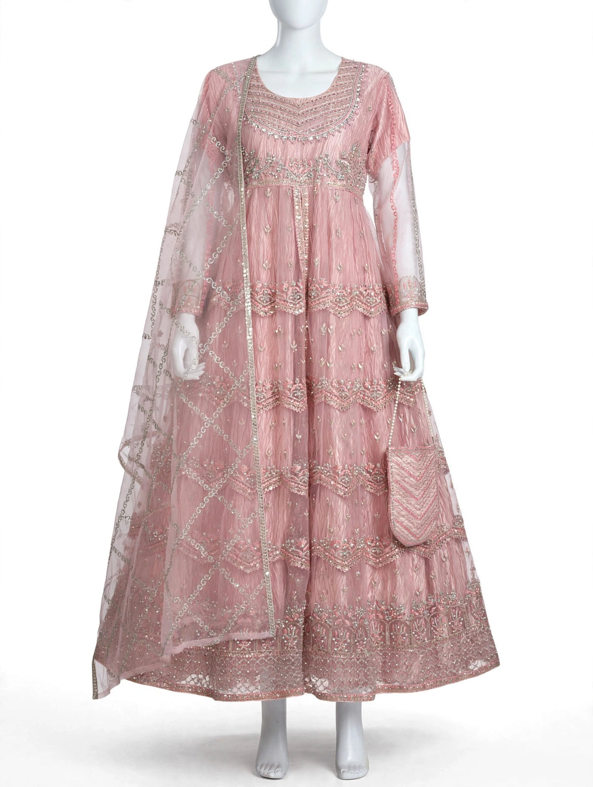 Embellished Tiered Maxi Set