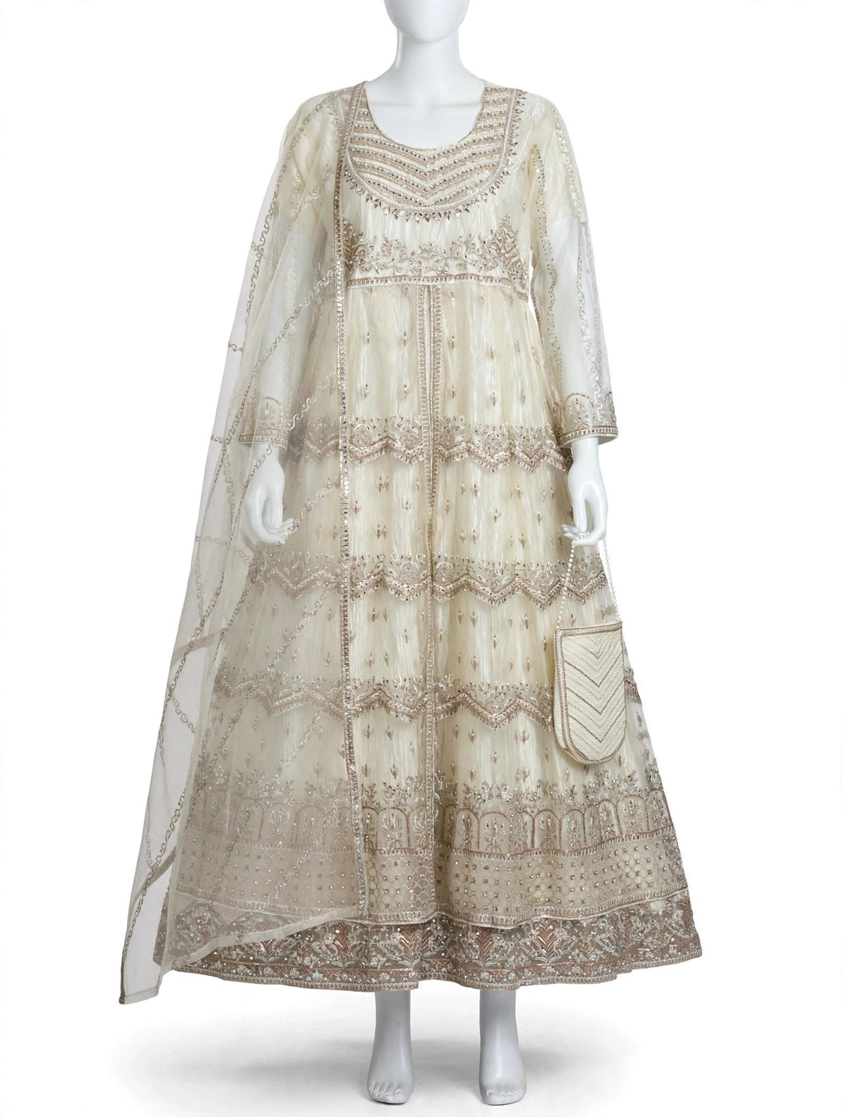 Embellished Tiered Maxi Set