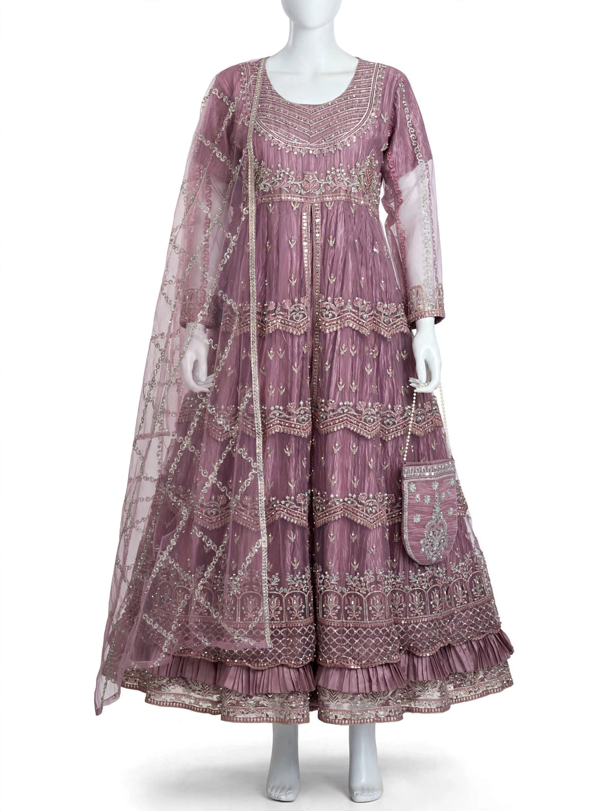 Embellished Tiered Maxi Set